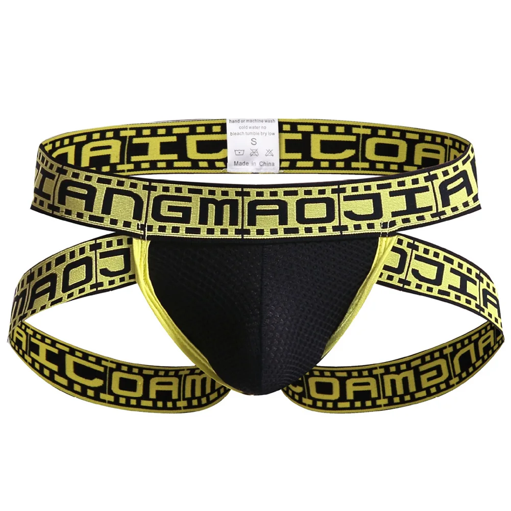 Sexy Men Jock Strap Thongs Open Crotch Low Rise Underwear Elasticity Belt Hight Cut Briefs Seduction Breathable Underpants
Sexy Men Jock Strap Thongs Open Crotch Low Rise Underwear Elasticity Belt Hight Cut Briefs Seduction Breathable Underpants