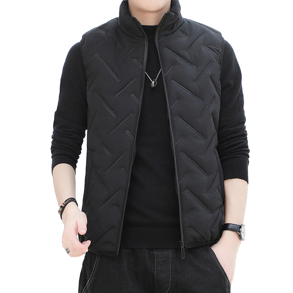 Male Coat Men Vest Skin-friendly Sleeveless Solid Stand Collar Thermal Thickened Winter Cardigan Casual Classic
Male Coat Men Vest Skin-friendly Sleeveless Solid Stand Collar Thermal Thickened Winter Cardigan Casual Classic