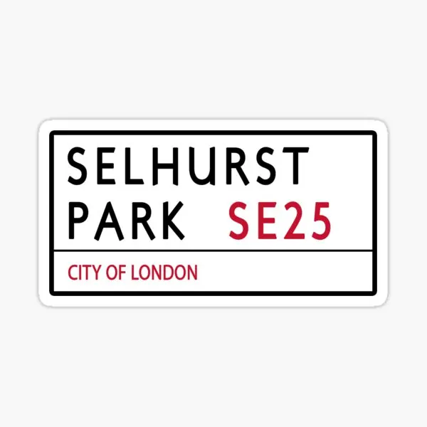 Selhurst Park Road Sign 5PCS Car Stickers for Laptop Luggage Wall Motorcycle Decor Background Stickers Living Room Kid
Selhurst Park Road Sign 5PCS Car Stickers for Laptop Luggage Wall Motorcycle Decor Background Stickers Living Room Kid