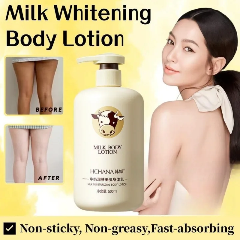 Milk Whitening Body Lotion Moisturizes Anti-wrinkle and Anti-dryness for All Skin Types
Milk Whitening Body Lotion Moisturizes Anti-wrinkle and Anti-dryness for All Skin Types
