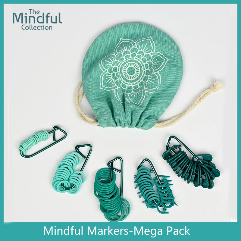 KNITTER'S PRIDE MINDFUL COLLECTION STITCH MARKER MEGA PACK OF 100
KNITTER'S PRIDE MINDFUL COLLECTION STITCH MARKER MEGA PACK OF 100