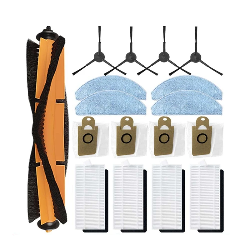 Сменные аксессуары для робота-пылесоса LIECTROUX M200, основная боковая щетка, фильтр НЕРА, насадка для швабры, мешок для пыли
Сменные аксессуары для робота-пылесоса LIECTROUX M200, основная боковая щетка, фильтр НЕРА, насадка для швабры, мешок для пыли