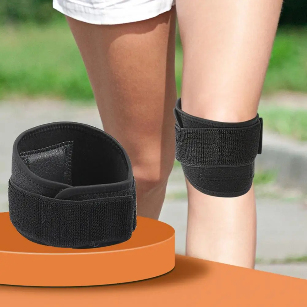 

Elastic Knee Brace Adjustable Patellar Tendon Support Strap with Breathable Non-slip Stabilizer Band for Knee Brace for Patella