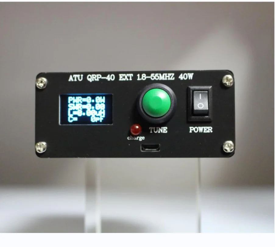 ATU QRP-40 MINI 7x7 Antenna Auto Tuner 0.96 Inch Finished Product with Housing 
ATU QRP-40 MINI 7x7 Antenna Auto Tuner 0.96 Inch Finished Product with Housing
