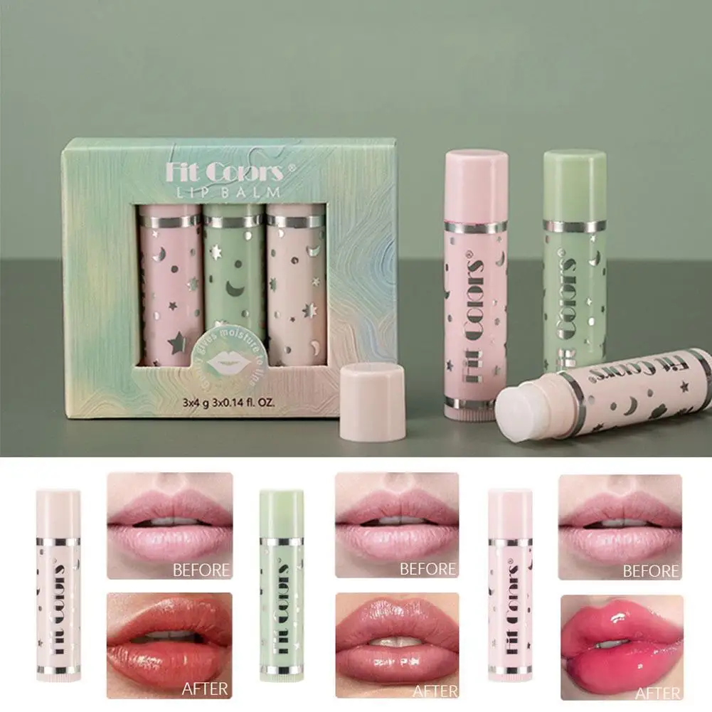 Three Sets Of Warm Change Lip Balm Natural Plant Anti-Crack Lip Care Non-Stick Long-lasting Water Moisturizing Lip Balm Hydratin
Three Sets Of Warm Change Lip Balm Natural Plant Anti-Crack Lip Care Non-Stick Long-lasting Water Moisturizing Lip Balm Hydratin