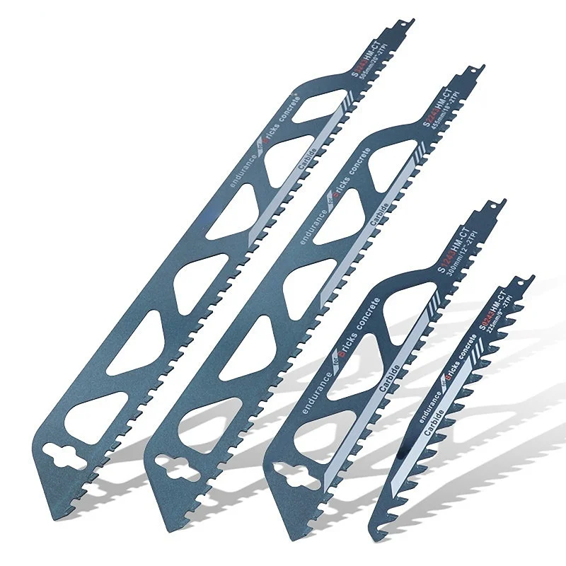 Tungsten Carbide Alloy Reciprocating Saw Blade Hard Alloy Saber Saw Aerated Cement Bricks Concrete Stone Demolition Cutting Tool
Tungsten Carbide Alloy Reciprocating Saw Blade Hard Alloy Saber Saw Aerated Cement Bricks Concrete Stone Demolition Cutting Tool