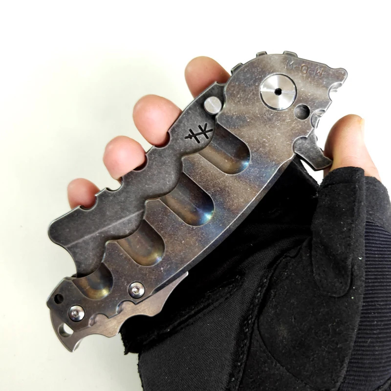 Изготовленный по заказу Heeter Knifeworks складной нож пользовательские инструменты для выживания S35VN лезвие титановая ручка оборудование Охота Карманный EDC
Изготовленный по заказу Heeter Knifeworks складной нож пользовательские инструменты для выживания S35VN лезвие титановая ручка оборудование Охота Карманный EDC
