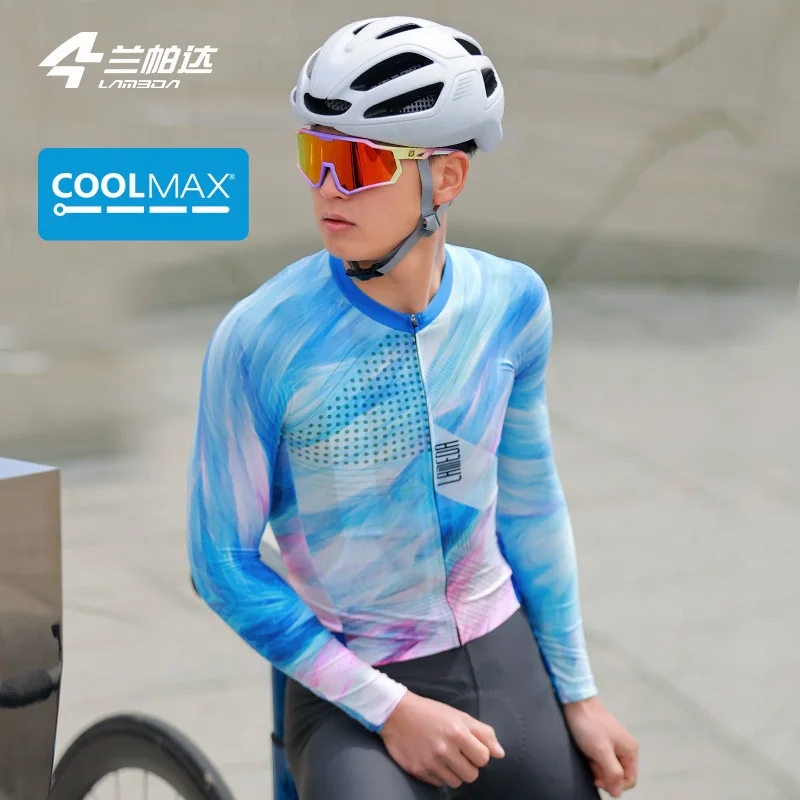 LAMEDA Новинка Coolmax Быстросохнущий велосипедный костюм с длинным рукавом мужской тонкий топ для летнего спорта на открытом воздухе дорожный велосипед профессиональный горный велосипед
LAMEDA Новинка Coolmax Быстросохнущий велосипедный костюм с длинным рукавом мужской тонкий топ для летнего спорта на открытом воздухе дорожный велосипед профессиональный горный велосипед