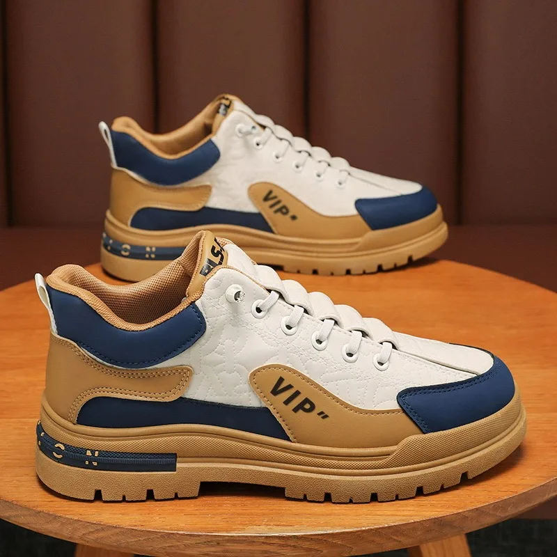 Men's Shoes 2024 Fashion Leather Casual Shoes Outdoor Anti slip Wear-resistant Platform Shoes Sneakers for Men Zapatillas Hombre
Men's Shoes 2024 Fashion Leather Casual Shoes Outdoor Anti slip Wear-resistant Platform Shoes Sneakers for Men Zapatillas Hombre
