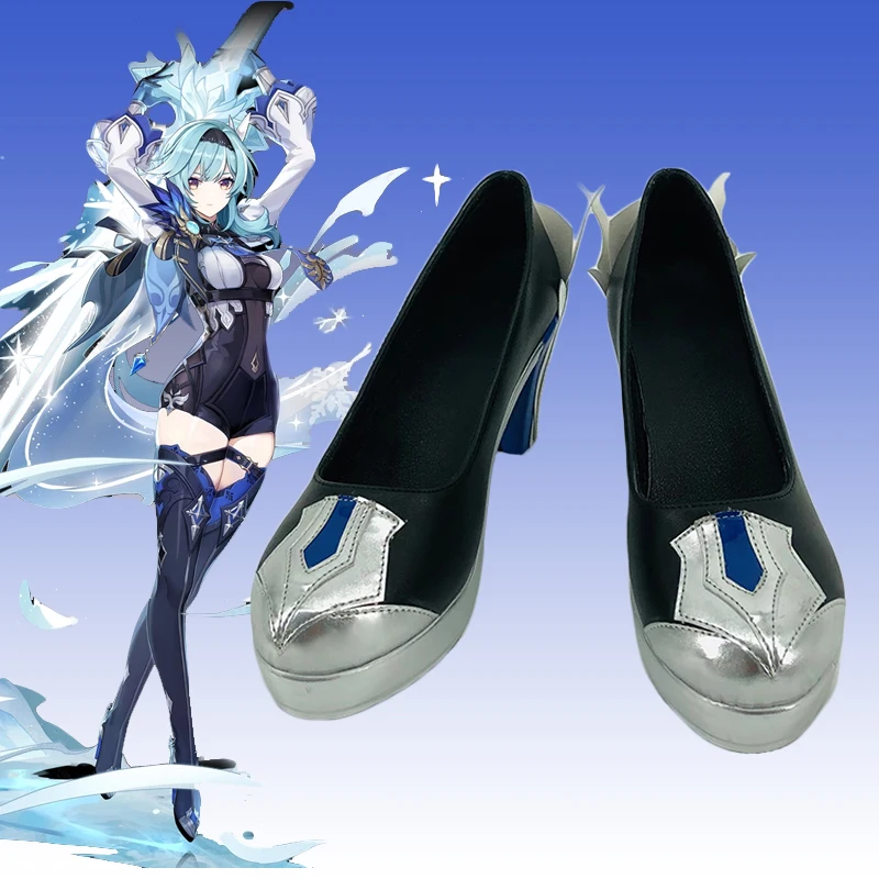 Game Genshinimpact Eula Lawrence Cosplay Shoes Halloween Women Cosplay High-heeled Eula Shoes Anime Cosplay Costume Prop
Game Genshinimpact Eula Lawrence Cosplay Shoes Halloween Women Cosplay High-heeled Eula Shoes Anime Cosplay Costume Prop