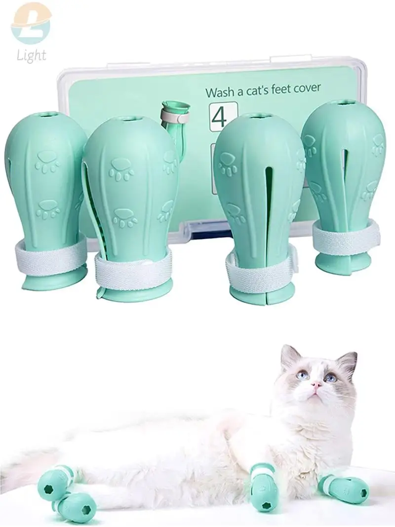 Anti-Scratch Boots Silicone Cat Shoes Rubber Nail Cover Precaution Scratch Gloves Paw Protector Pet Grooming For Home Bathing
Anti-Scratch Boots Silicone Cat Shoes Rubber Nail Cover Precaution Scratch Gloves Paw Protector Pet Grooming For Home Bathing