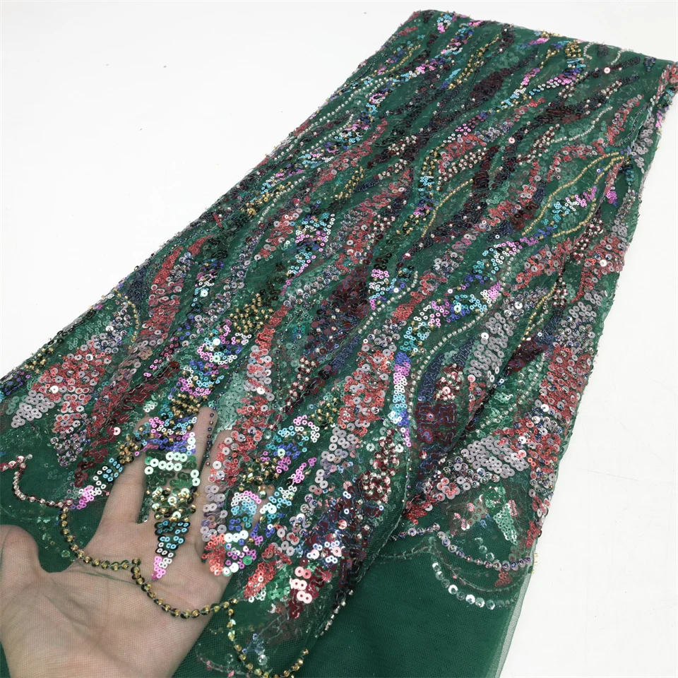 PGC 5 Yards Luxury Bead Tube Embroidery Lace Fabric 2023 High Quality Sequined Tulle Mesh Fabrics For Wedding Dress Sewin LY2735
PGC 5 Yards Luxury Bead Tube Embroidery Lace Fabric 2023 High Quality Sequined Tulle Mesh Fabrics For Wedding Dress Sewin LY2735