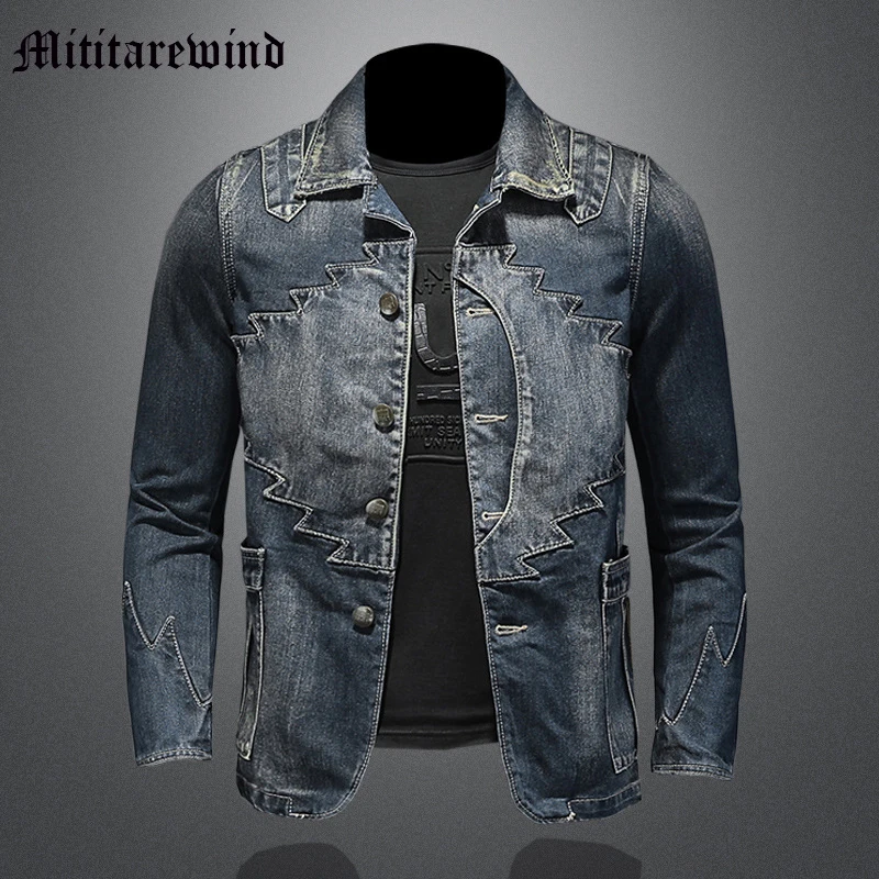 Y2k Design Men's Jackets Vintage Patchwork Casual Clothing Distressed Washed Hip Hop Streetwear Autumn Retro High Street
Y2k Design Men's Jackets Vintage Patchwork Casual Clothing Distressed Washed Hip Hop Streetwear Autumn Retro High Street