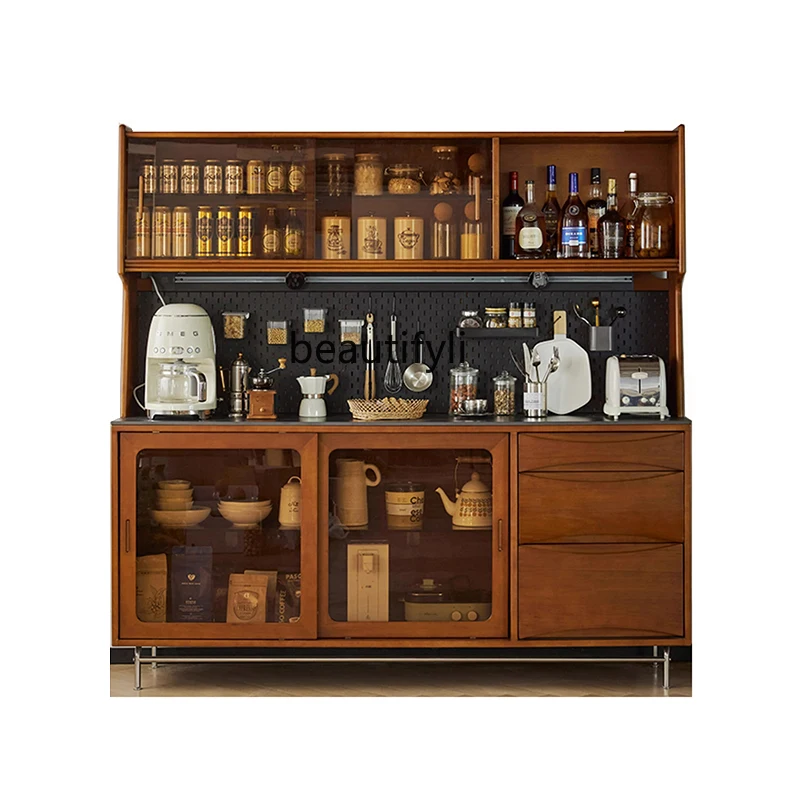 Nordic Dining Side Solid Wood High Cabinet Kitchen Wire-Wrap Board Locker Home Integrated Wall Storage Cabinet
Nordic Dining Side Solid Wood High Cabinet Kitchen Wire-Wrap Board Locker Home Integrated Wall Storage Cabinet