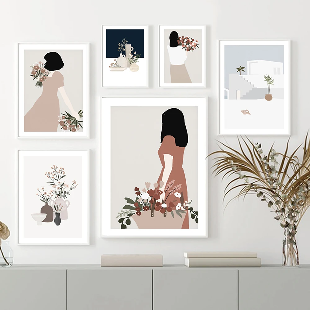 Bouquet Botanical Cactus Boho Flower Lady Wall Art Canvas Painting Nordic Posters And Prints Wall Pictures For Living Room Decor
Bouquet Botanical Cactus Boho Flower Lady Wall Art Canvas Painting Nordic Posters And Prints Wall Pictures For Living Room Decor