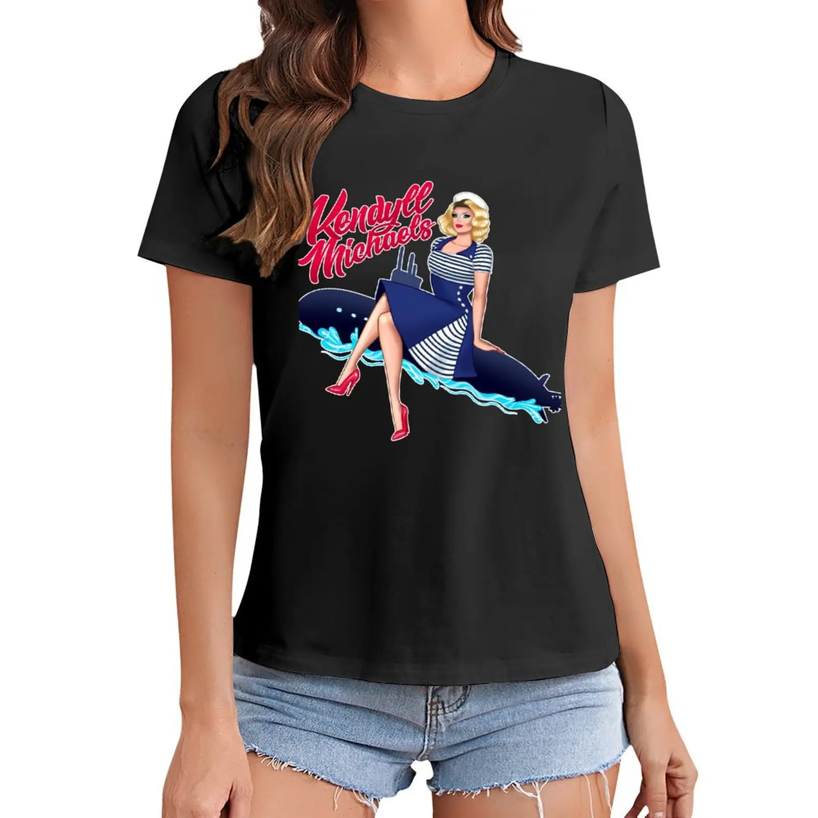 Kendyll Michaels SAILOR T-Shirt funny customizeds cute tops sports fans cat shirts for Women
Kendyll Michaels SAILOR T-Shirt funny customizeds cute tops sports fans cat shirts for Women