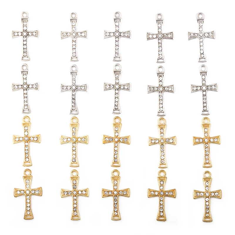 15Pcs 25*15MM Simple Cross Charm Alloy Metal Pendants for Women for DIY Jewelry Necklace Earrings Bracelet Making Accessories
15Pcs 25*15MM Simple Cross Charm Alloy Metal Pendants for Women for DIY Jewelry Necklace Earrings Bracelet Making Accessories