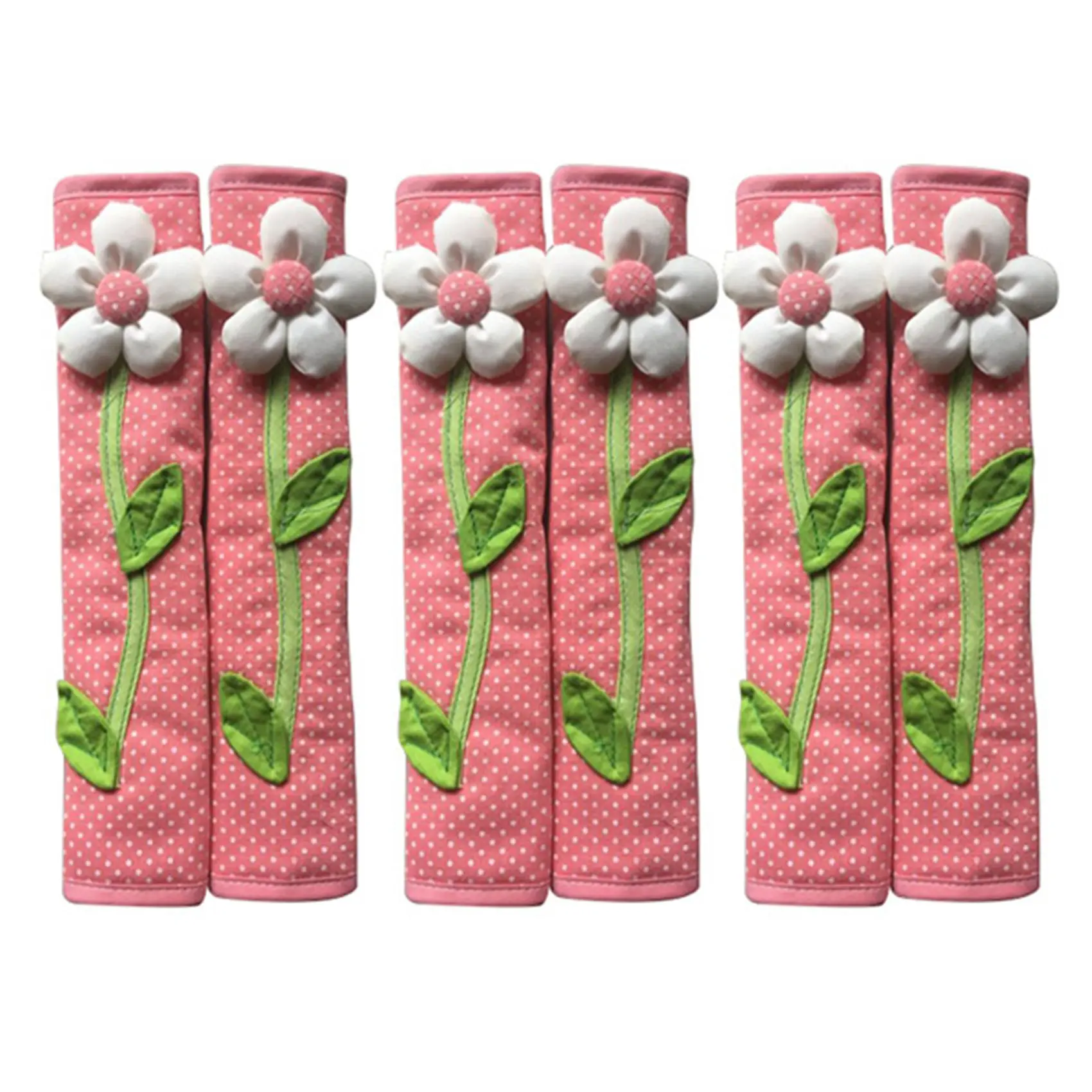 6PCS Pastoral Flower Polka Dot Door/Refrigerator Handle Cover Fridge Door Handle Gloves Home Decor Accessories Pink
6PCS Pastoral Flower Polka Dot Door/Refrigerator Handle Cover Fridge Door Handle Gloves Home Decor Accessories Pink
