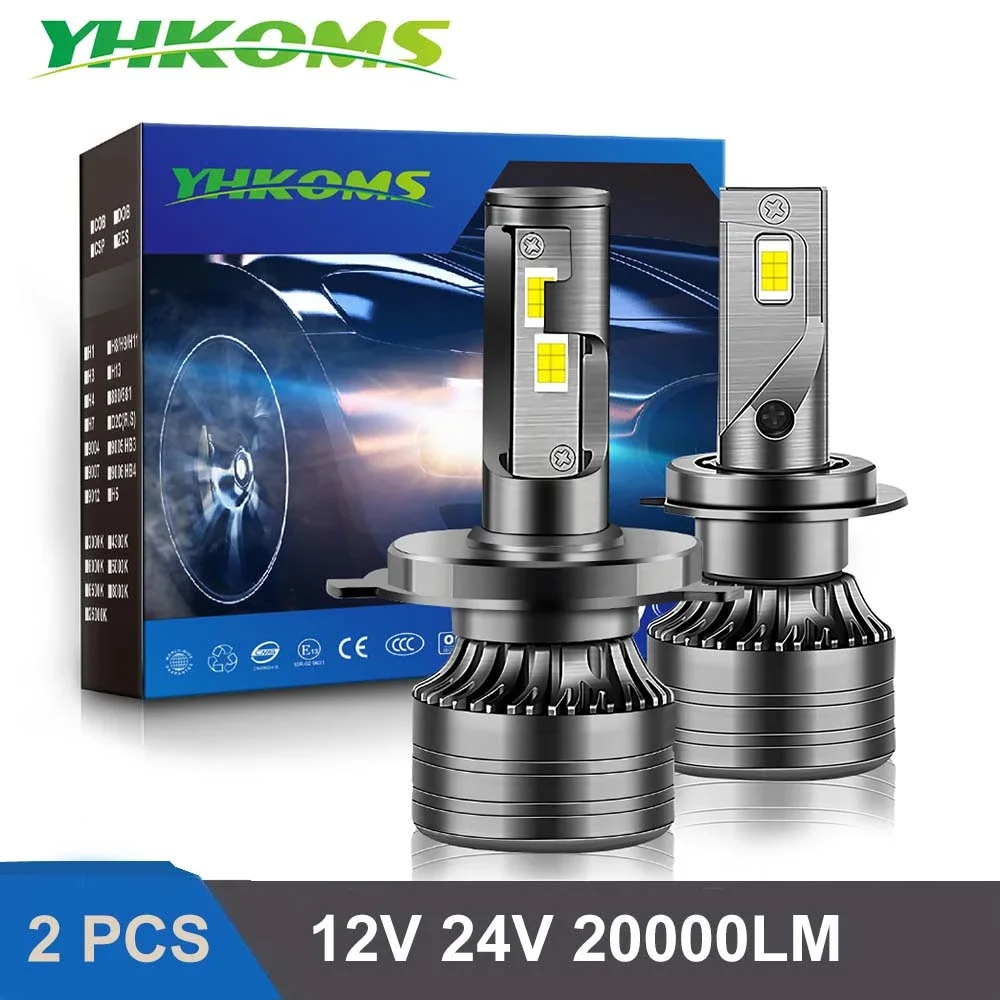 YHKOMS 80W 20000LM Canbus H4 H7 LED H1 H8 H9 H11 9005 9006 9012 Auto Car Headlight Car Accessories Fog Lamp 6000K 12V 24V
YHKOMS 80W 20000LM Canbus H4 H7 LED H1 H8 H9 H11 9005 9006 9012 Auto Car Headlight Car Accessories Fog Lamp 6000K 12V 24V