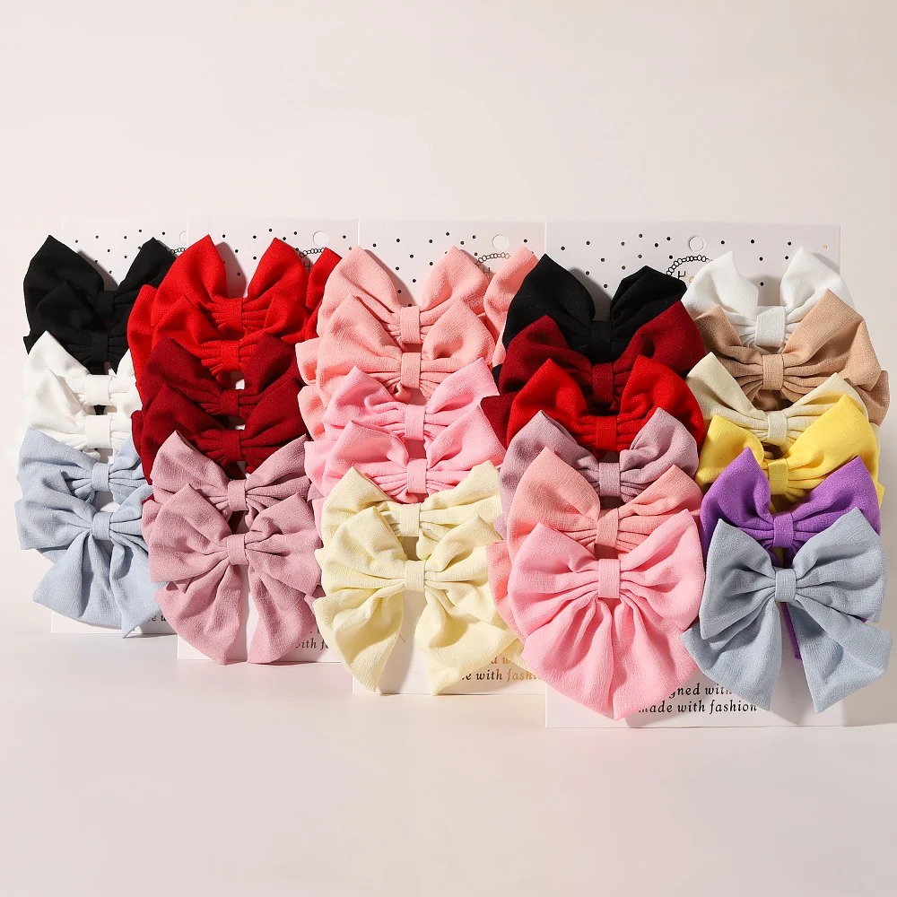 12PCS/Set Solid Grosgrain Ribbon Hair Bows Clip Boutique Hair Clip For Girls Hairgrips New Headwear Kids Hair Accessories Gift
12PCS/Set Solid Grosgrain Ribbon Hair Bows Clip Boutique Hair Clip For Girls Hairgrips New Headwear Kids Hair Accessories Gift