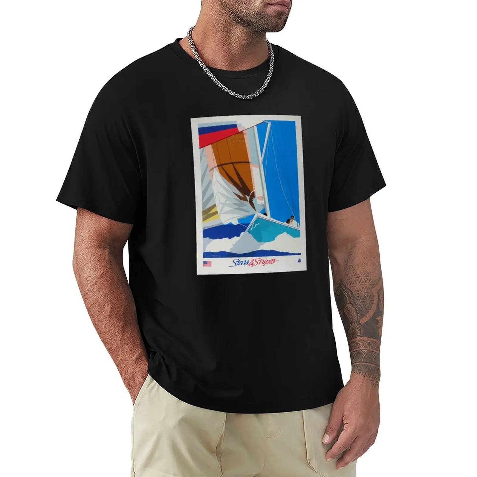 Stars and Stripes - America's Cup Team Poster T-Shirt basketball graphic tees kawaii clothes rapper graphic tees men clothes
Stars and Stripes - America's Cup Team Poster T-Shirt basketball graphic tees kawaii clothes rapper graphic tees men clothes