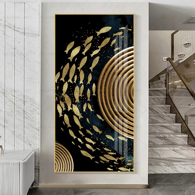 School of Fish Posters Modern Sea Golden Wall Art Pictures for Living Room Modern Home Decor Canvas Painting Animal Prints
School of Fish Posters Modern Sea Golden Wall Art Pictures for Living Room Modern Home Decor Canvas Painting Animal Prints