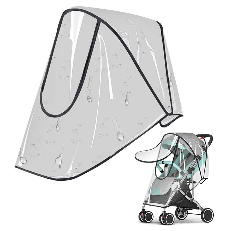 Universal Stroller Rain Cover Baby Car Weather Wind Sun Shield Transparent Breathable Trolley Umbrella Raincoat Accessories
Universal Stroller Rain Cover Baby Car Weather Wind Sun Shield Transparent Breathable Trolley Umbrella Raincoat Accessories