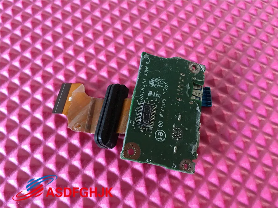 Оригинальная прочная USB-плата для Dell Latitude 7202 с кабелем 0800-0MK3E00 полностью протестирована
Оригинальная прочная USB-плата для Dell Latitude 7202 с кабелем 0800-0MK3E00 полностью протестирована