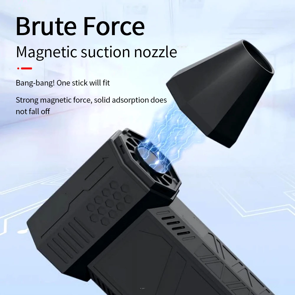 Authentic Mini Turbojet Fan Violent Hair Dryer 110,000 rpm Powerful Blower With High Speed Duct Fan Jet Fan Gray
Authentic Mini Turbojet Fan Violent Hair Dryer 110,000 rpm Powerful Blower With High Speed Duct Fan Jet Fan Gray