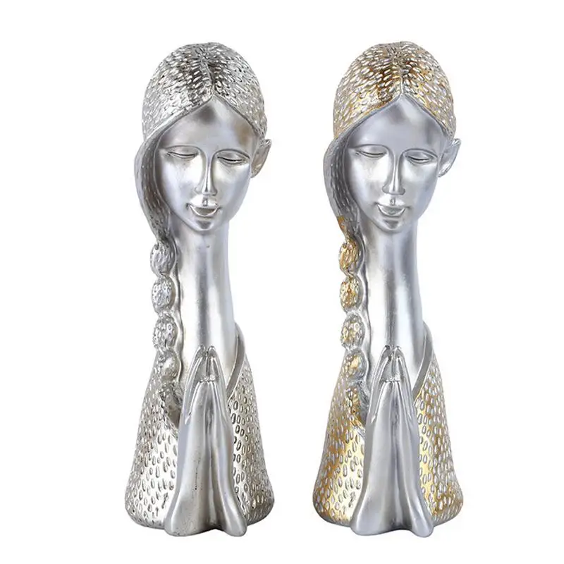 Praying Woman Sculpture Resin Memorial Statue Handmade Fade Resistant Beautifully Detailed Durable Prayer Sculpture
Praying Woman Sculpture Resin Memorial Statue Handmade Fade Resistant Beautifully Detailed Durable Prayer Sculpture