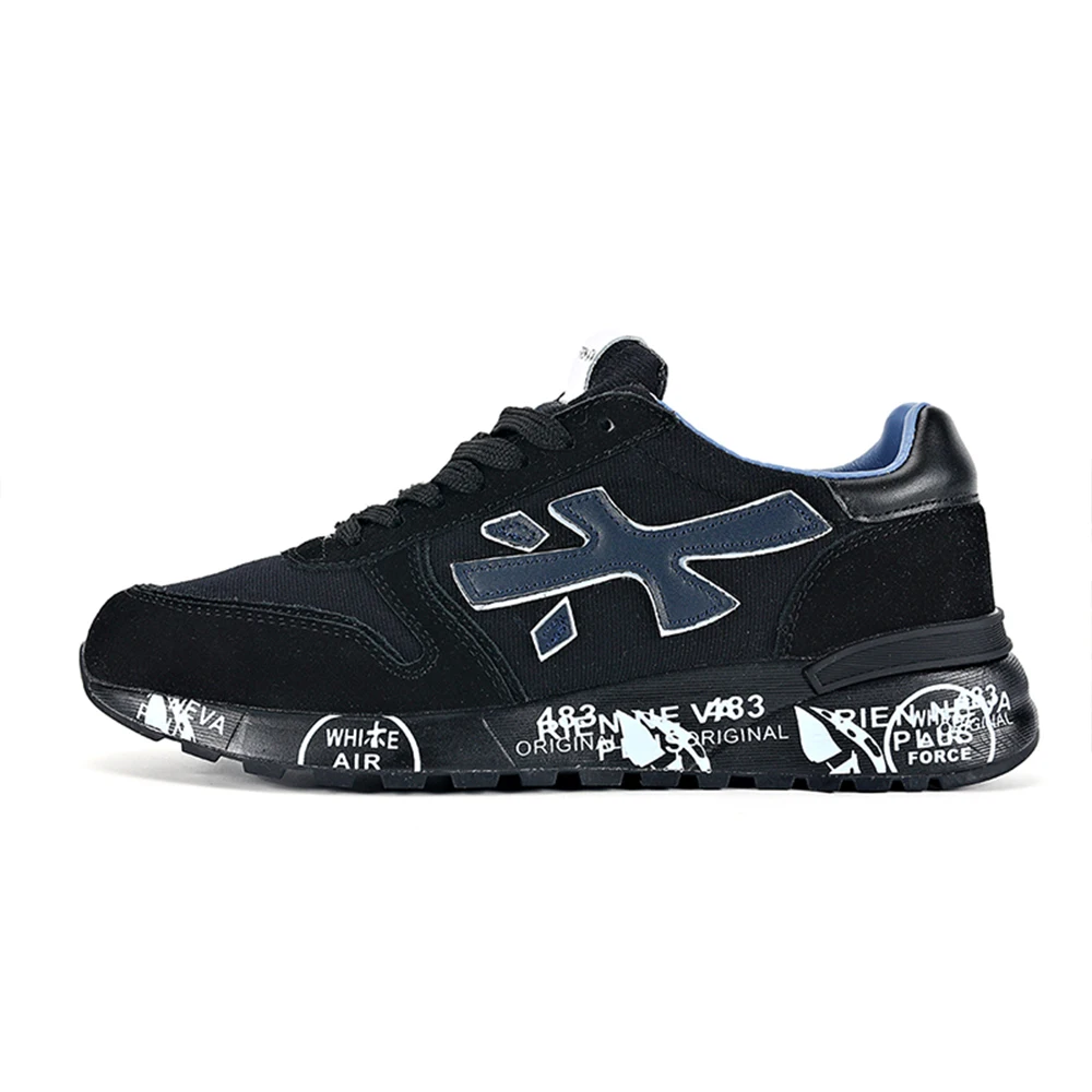 PREMIATA Men's Fashion Light Luxury Velvet Mesh Breathable Lightweight Sneakers Classic Black Retro Street Casual Jogging Shoes
PREMIATA Men's Fashion Light Luxury Velvet Mesh Breathable Lightweight Sneakers Classic Black Retro Street Casual Jogging Shoes