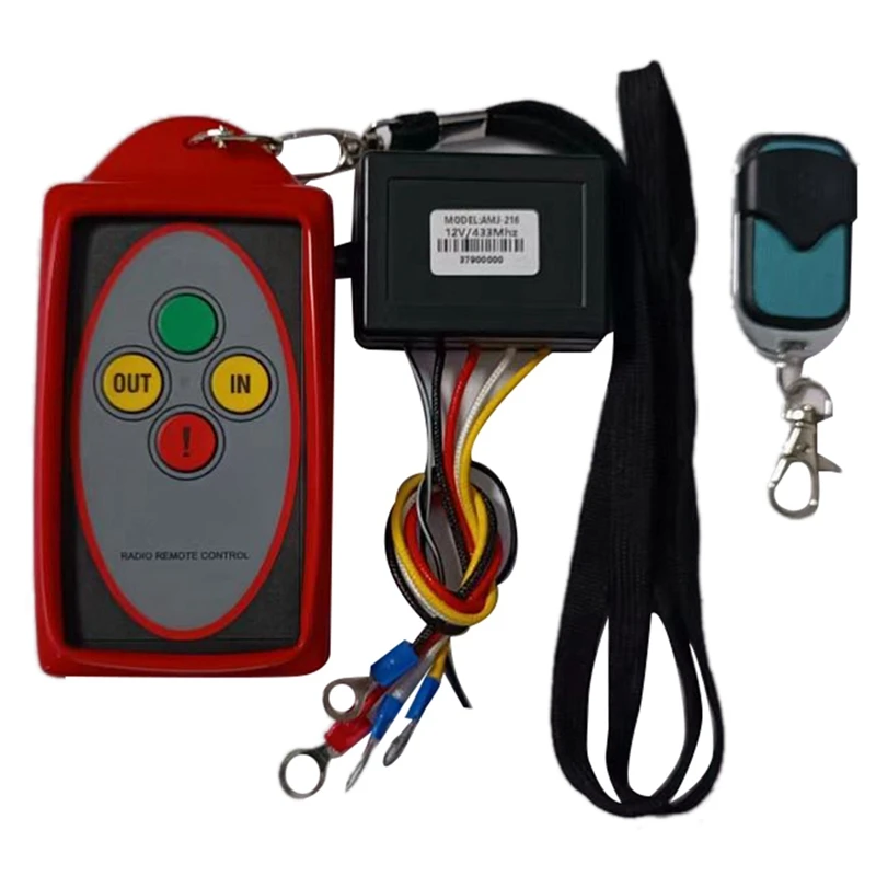12V 24V 433Mhz Winch Wireless Remote Control Switch Kit Universal For Truck Receiver Module Transmitter Replacement Accessories
12V 24V 433Mhz Winch Wireless Remote Control Switch Kit Universal For Truck Receiver Module Transmitter Replacement Accessories