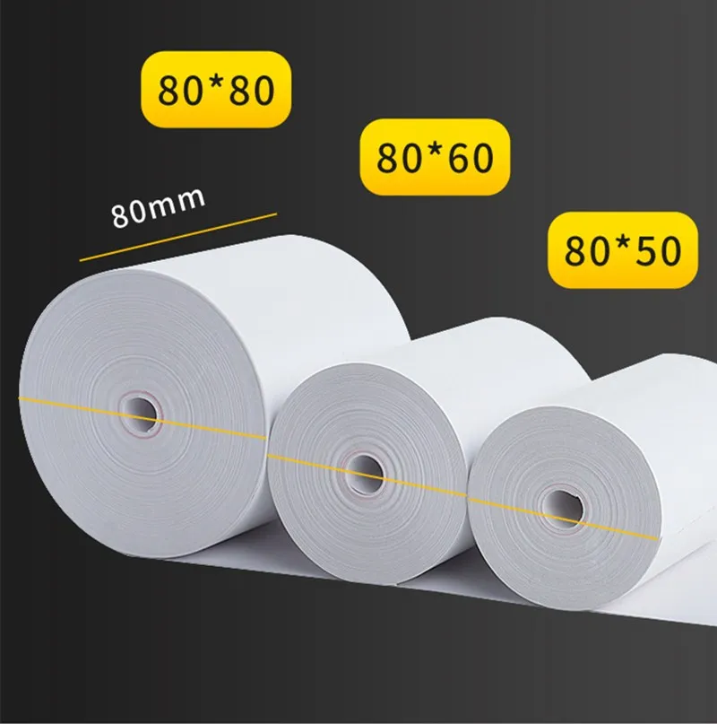 

50 rolls POS thermal 80 * 60 thermal cash register paper paper printing paper a supermarket pos 80 mm