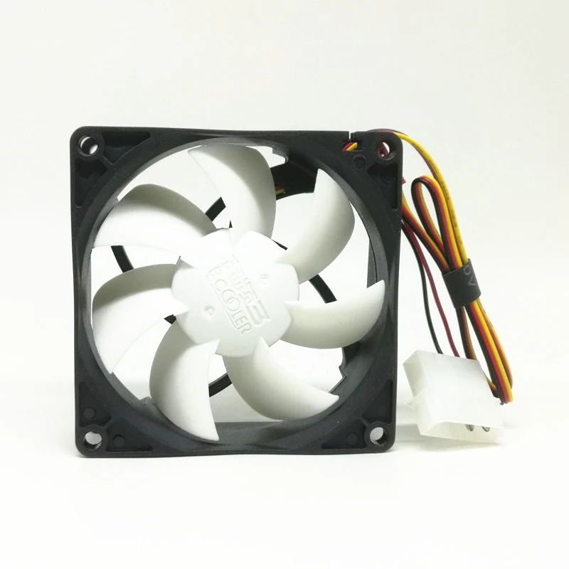 

New Hydraulic bearing DC12V Silent 80MM 8025 80*80*25MM 8*8*2.5CM chassis fan Computer case fan 3pin and 4D