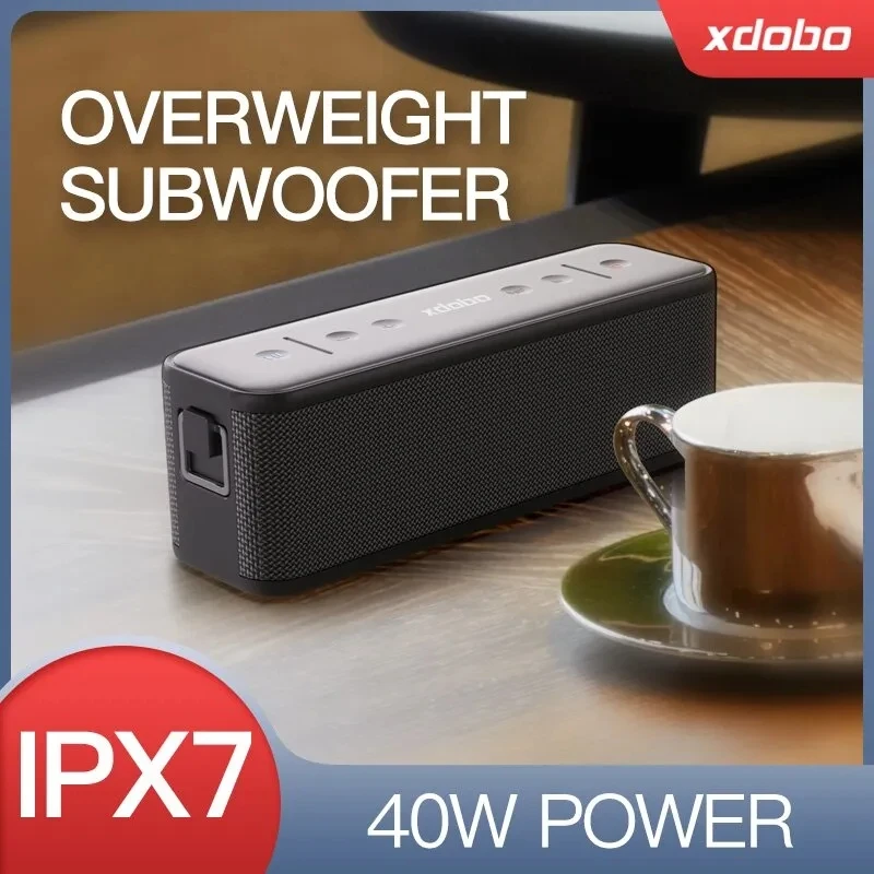 XDOBO 1992 Wireless Bluetooth Speaker Portable Outdoor IPX7 Waterproof Speaker 40W High Power Subwoofer Stereo Surround Speaker
XDOBO 1992 Wireless Bluetooth Speaker Portable Outdoor IPX7 Waterproof Speaker 40W High Power Subwoofer Stereo Surround Speaker