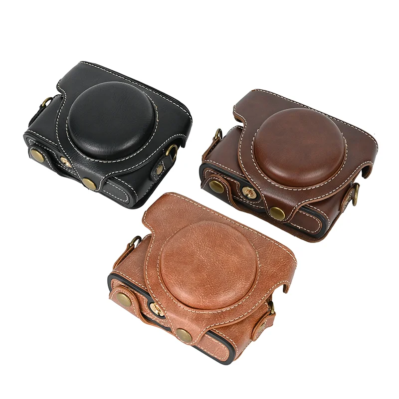 PU Leather Camera Bag Case Full Body Protector for Sony DSC-RX100 RX100II RX100III RX100 M3 M4 M5 M6 Protective Cover with Strap 
PU Leather Camera Bag Case Full Body Protector for Sony DSC-RX100 RX100II RX100III RX100 M3 M4 M5 M6 Protective Cover with Strap