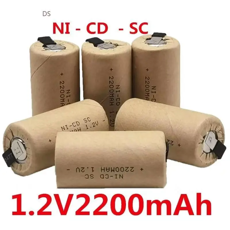 2-20 Pieces Screwdriver Electric Drill SC Batteries 1.2 V 2200mah Ni-Cd Rechargeable Battey with Tab Power Tool NiCd SUBC Cells
2-20 Pieces Screwdriver Electric Drill SC Batteries 1.2 V 2200mah Ni-Cd Rechargeable Battey with Tab Power Tool NiCd SUBC Cells