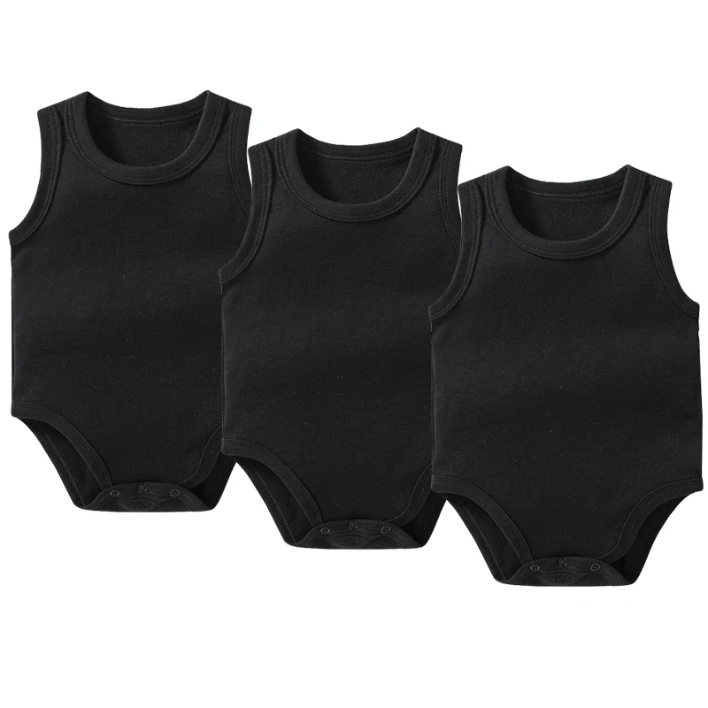 3Pcs/lot Baby Bodysuits Kids Jumpsuit Fashion Solid Newborn Baby Boys Clothes Sleeveless Baby Girls Clothing
3Pcs/lot Baby Bodysuits Kids Jumpsuit Fashion Solid Newborn Baby Boys Clothes Sleeveless Baby Girls Clothing