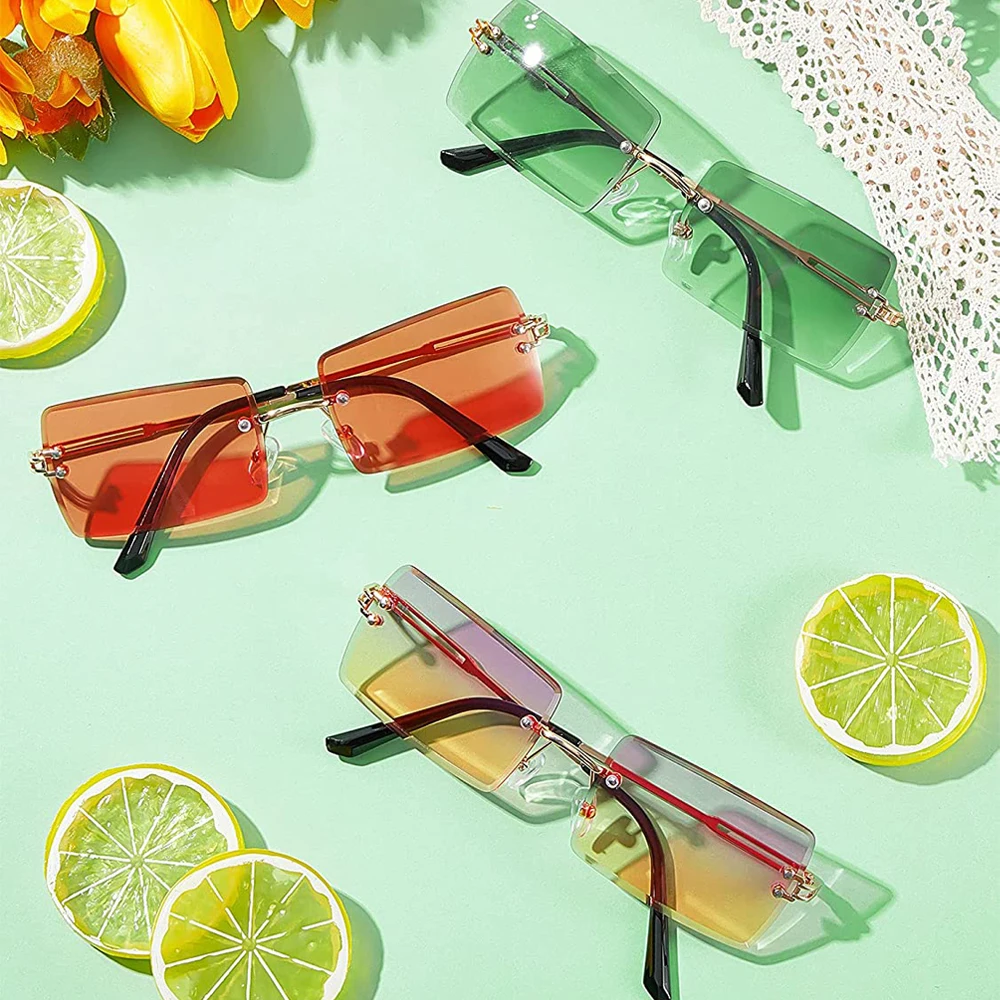 Vintage Rimless Frameless Sunglasses Women Fashion Rectangle Shades Traveling Gradient Sun Glasses Newest Gafas De Sol Muj
Vintage Rimless Frameless Sunglasses Women Fashion Rectangle Shades Traveling Gradient Sun Glasses Newest Gafas De Sol Muj