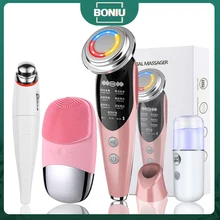 LED Face Massager Skin Care Set Rejuvenation Radio Mesotherapy Facial Eye Lifting Facial Cleansing Sparyer Vibration Anti Aging
LED Face Massager Skin Care Set Rejuvenation Radio Mesotherapy Facial Eye Lifting Facial Cleansing Sparyer Vibration Anti Aging