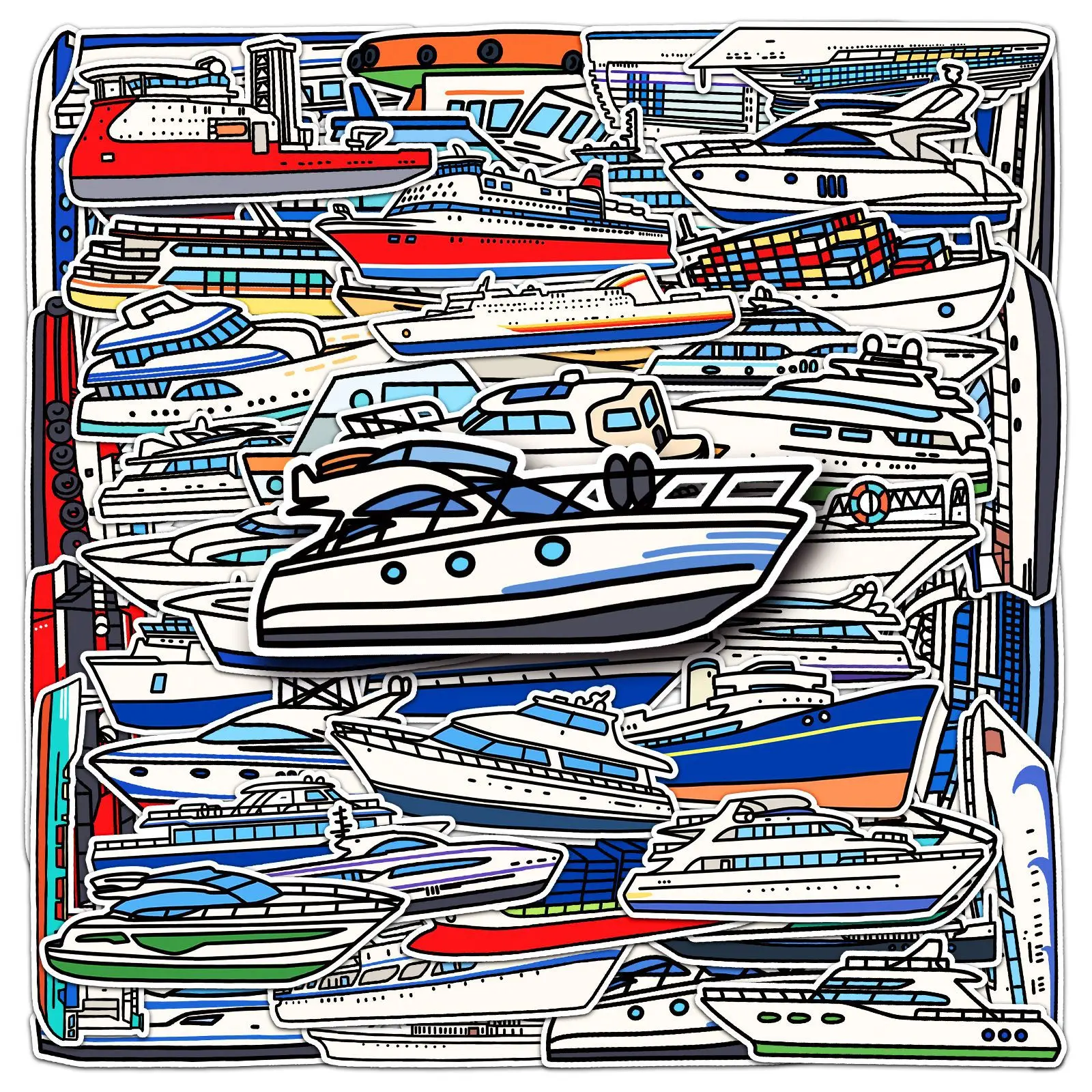 10/30/50pcs DIY Cartoon Ship Stickers, Sports Skateboards, Guitars, Laptops, Motorcycles, Cars, Classic Toys, Cool Stickers
10/30/50pcs DIY Cartoon Ship Stickers, Sports Skateboards, Guitars, Laptops, Motorcycles, Cars, Classic Toys, Cool Stickers