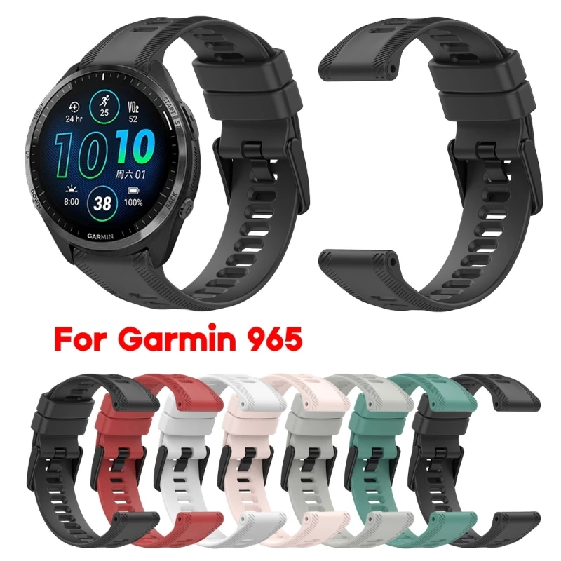 Силиконовый ремешок для смарт-часов Garmin Forerunner 965, сменный Браслет, спортивный водонепроницаемый ремешок
Силиконовый ремешок для смарт-часов Garmin Forerunner 965, сменный Браслет, спортивный водонепроницаемый ремешок