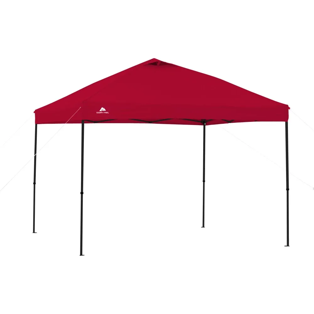 

10' X 10' Red Instant Outdoor Canopy Camping Supplies Freight Free Camping Tent Travel Equipment Tents Shelters