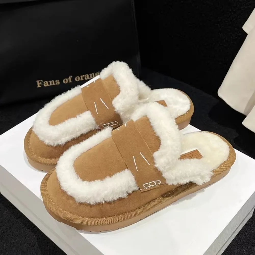2023 Autumn Winter Wool Slippers Women Retro Flat Sole Non-slip Muller Cotton Shoes for Women Fashion Casual Shoe Slipper Ladies
2023 Autumn Winter Wool Slippers Women Retro Flat Sole Non-slip Muller Cotton Shoes for Women Fashion Casual Shoe Slipper Ladies