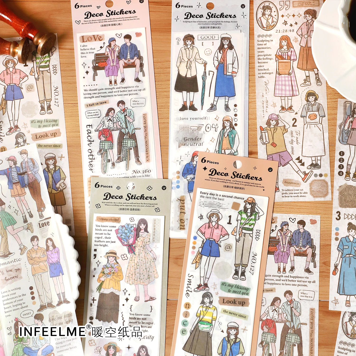 4pcs/lot Romantic daily series segmentation and paper tape Korean character in Mr Account render decoration
4pcs/lot Romantic daily series segmentation and paper tape Korean character in Mr Account render decoration