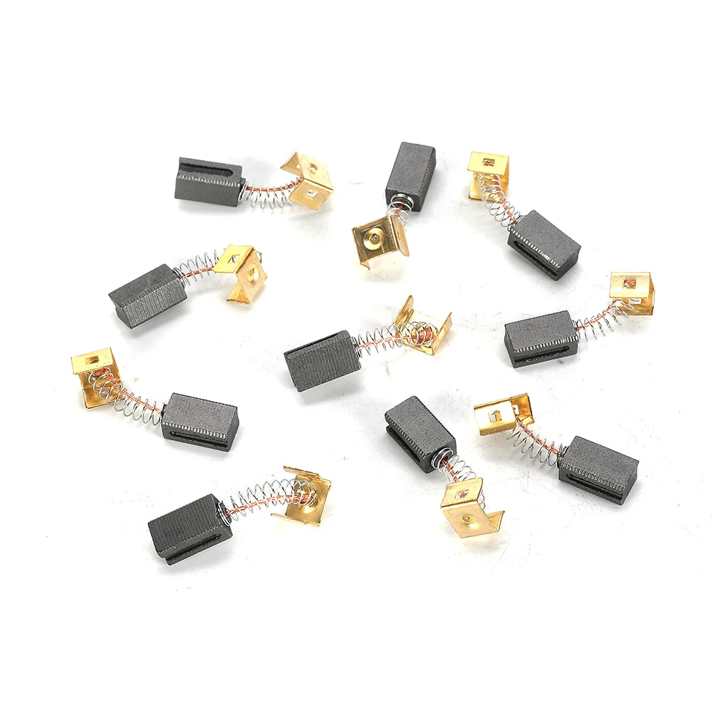10pcs Carbon Brush 6.4*7.9*12.5mm For Black Decker CD105 CD110 CD115 KG900 Angle Grinder Accessory Power Tool Part
10pcs Carbon Brush 6.4*7.9*12.5mm For Black Decker CD105 CD110 CD115 KG900 Angle Grinder Accessory Power Tool Part