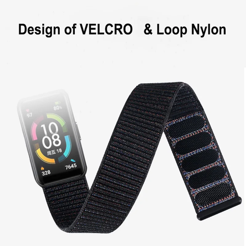 Sport Nylon loop band For Huawei band 8/7 strap accessories Smart watch replacement belt wristband bracelet Huawei band 8 correa
Sport Nylon loop band For Huawei band 8/7 strap accessories Smart watch replacement belt wristband bracelet Huawei band 8 correa
