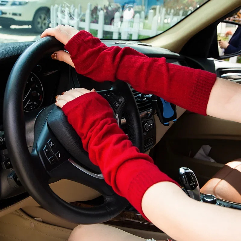 Winter Fingerless Long Gloves Women Spring Fashion Solid Color Elbow Warmer Knitted Gloves High Quality Soft Elasticity Mittens
Winter Fingerless Long Gloves Women Spring Fashion Solid Color Elbow Warmer Knitted Gloves High Quality Soft Elasticity Mittens