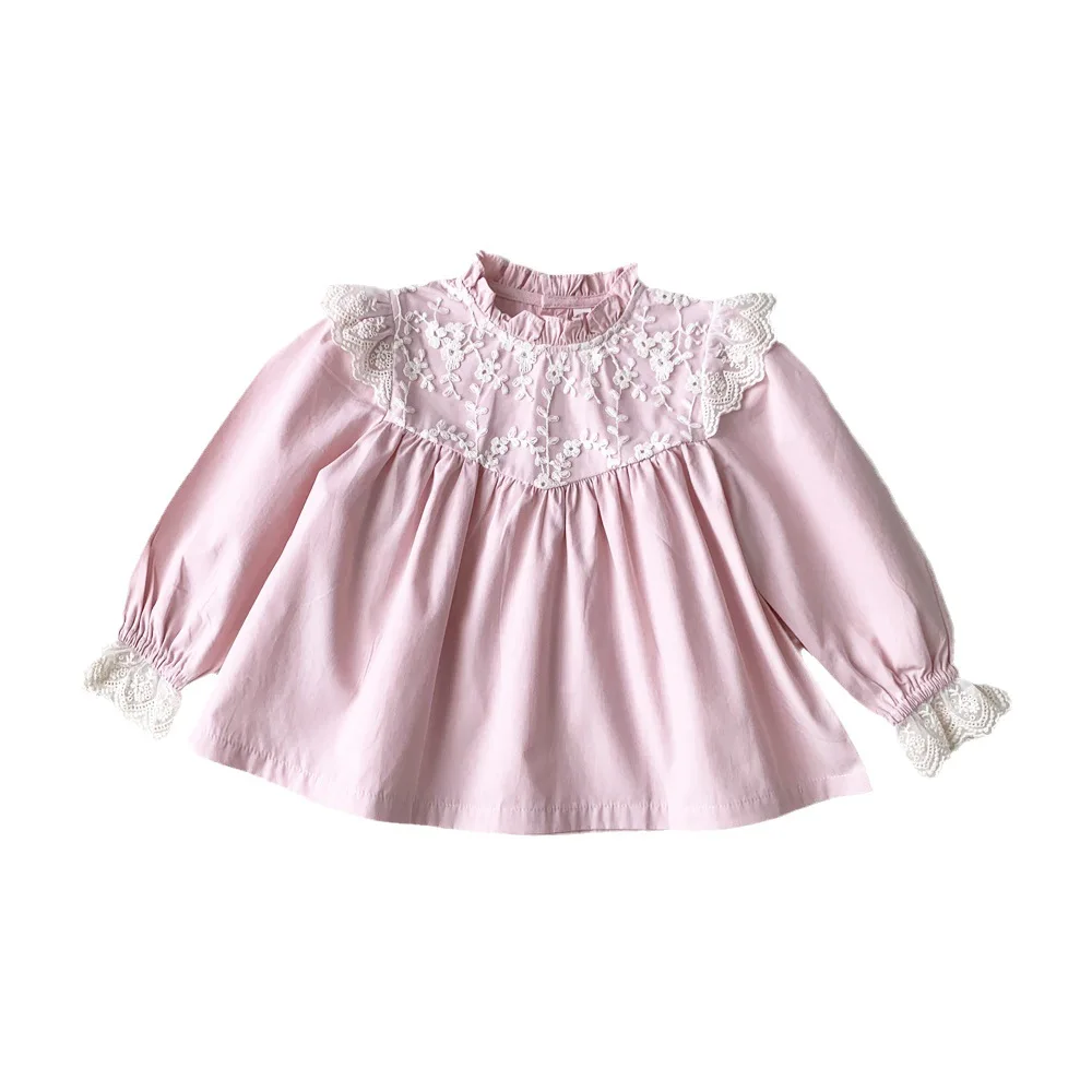 Baby Girls Lace Blouse Toddler Girl Korean Sweat Shirt Kids Autumn Spring Tops Clothes 2-7Y
Baby Girls Lace Blouse Toddler Girl Korean Sweat Shirt Kids Autumn Spring Tops Clothes 2-7Y