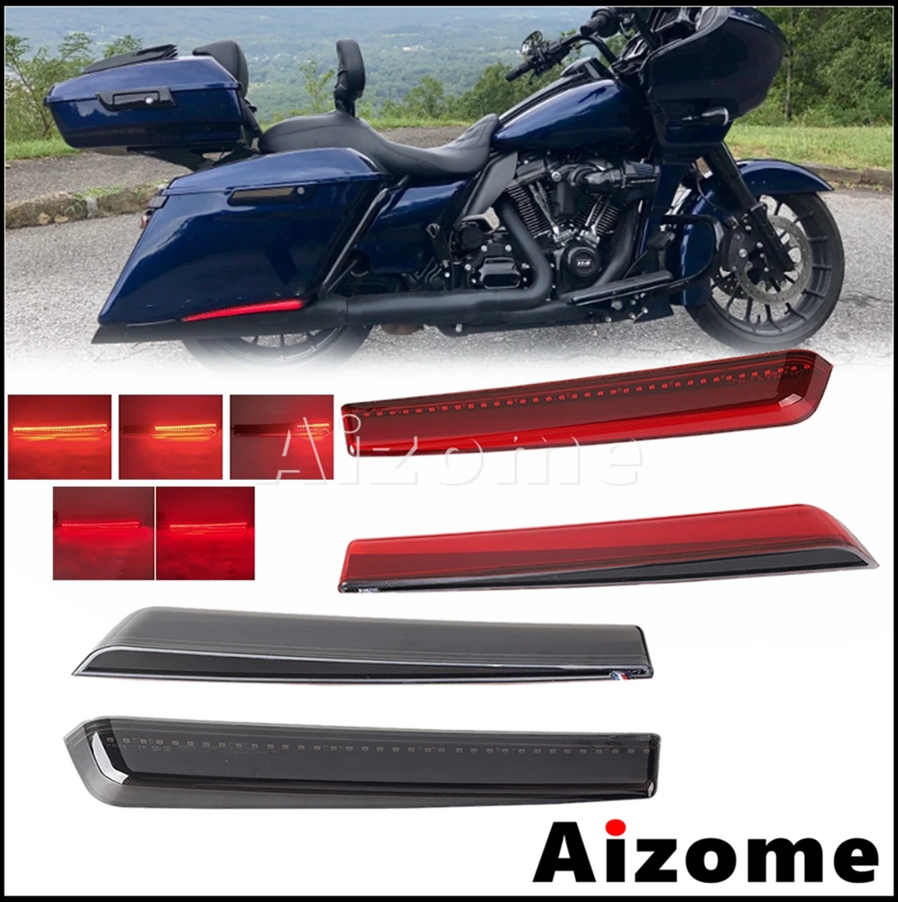 

Задние фонари для Harley Touring FLHR FLHT FLHX FLHXS FLTRX FLHTCU, боковые габаритные огни 2014-2020